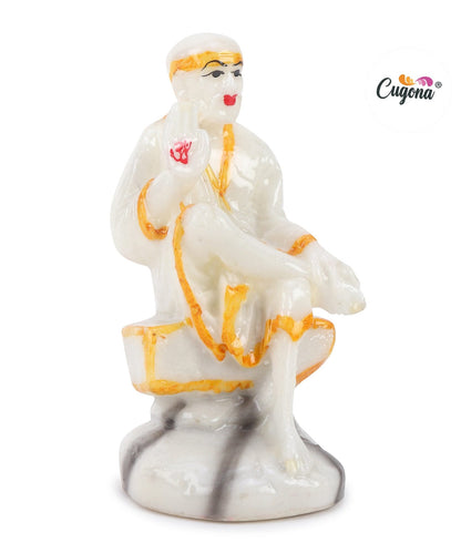 Sai Baba Idol - 4.5 Inch marble dust