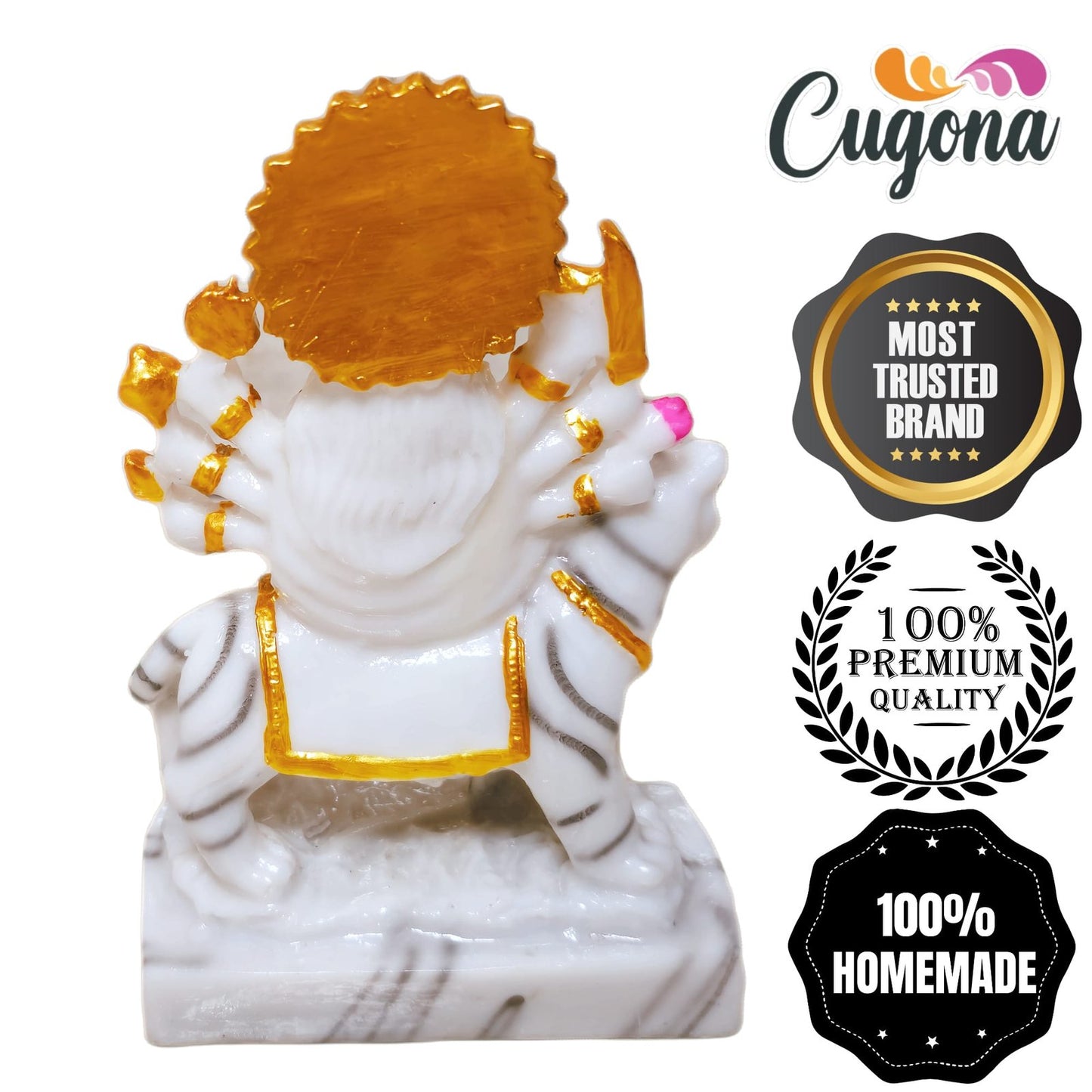 Durga Mata murti idol 7 inch marble dust