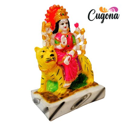 Durga Mata murti 7 inch marble dust