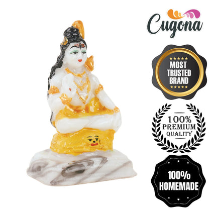 Shiv Murti for Home  Polyresin Idol 3.5 Shiv Idol marble dust