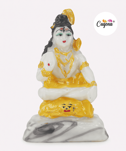 Shiv Murti for Home  Polyresin Idol 3.5 Shiv Idol marble dust