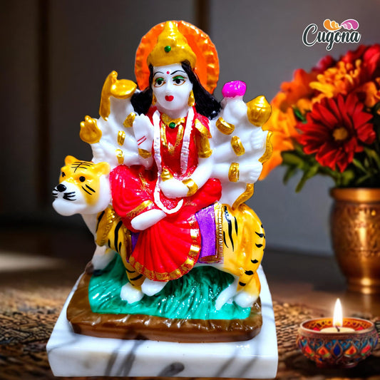 Durga Mata murti idol 5inch marble dust