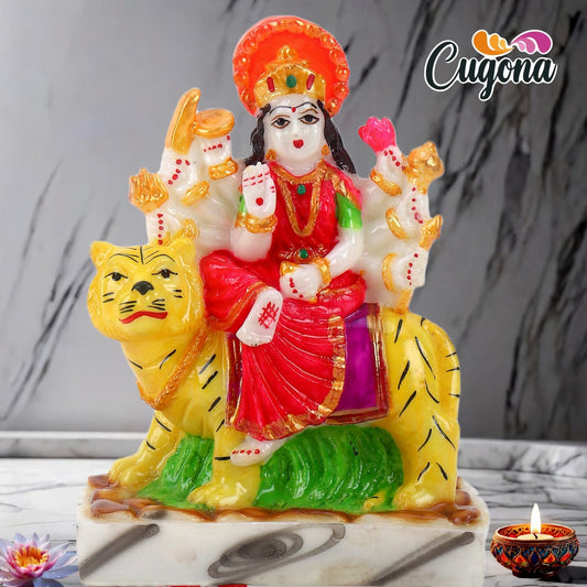 Durga Maa Murti  6 Inch marble dust