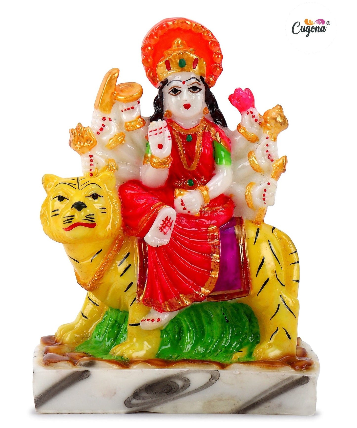 Durga Maa Murti  6 Inch marble dust