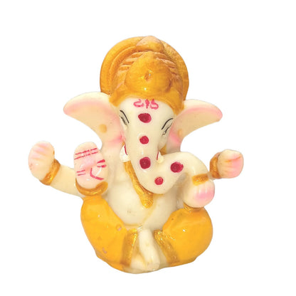 ganesh idol for home,  Ganesh ji murti  | 2.5 inch | Marble dust(polyresin) - premium quality