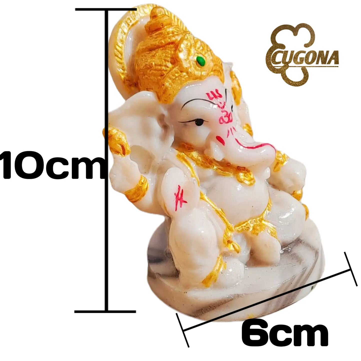 Ganesh Ji Murti | 4-Inch -marble dust