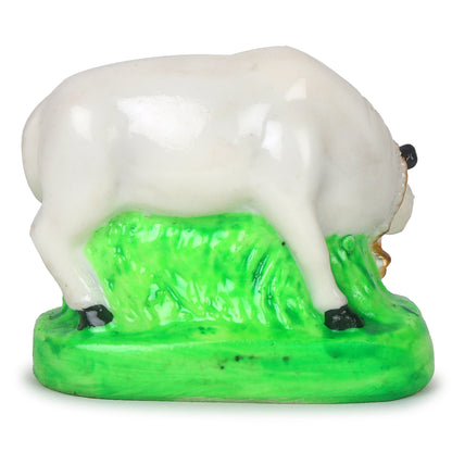 Kamdhenu Cow with Calf Statue - 2 Inch Height