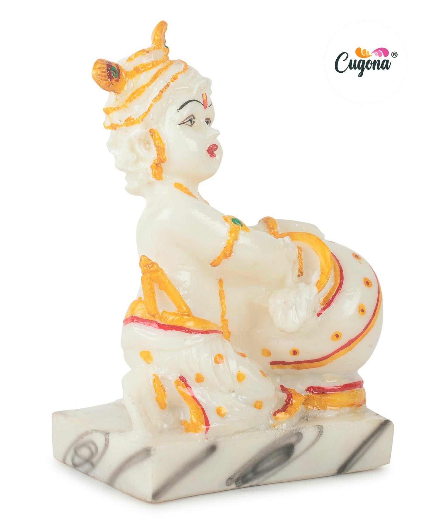 krishna idol for home 7 Inch - Polyresin marble dust big idol