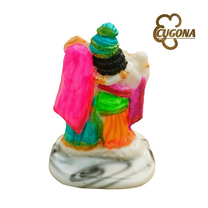 CUGONA® Radha Krishna Murti Marble dust - 4inch