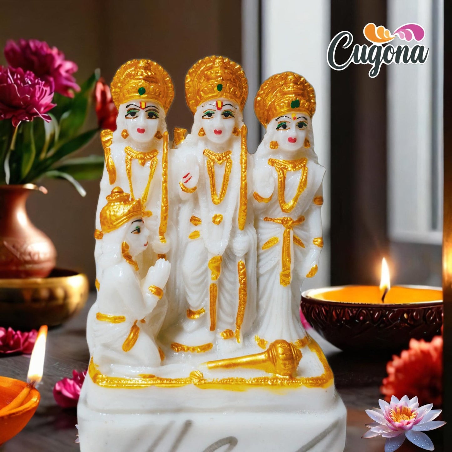 Ram Darbar Murti 5.5 inch | 14cm plyresin Premium quality