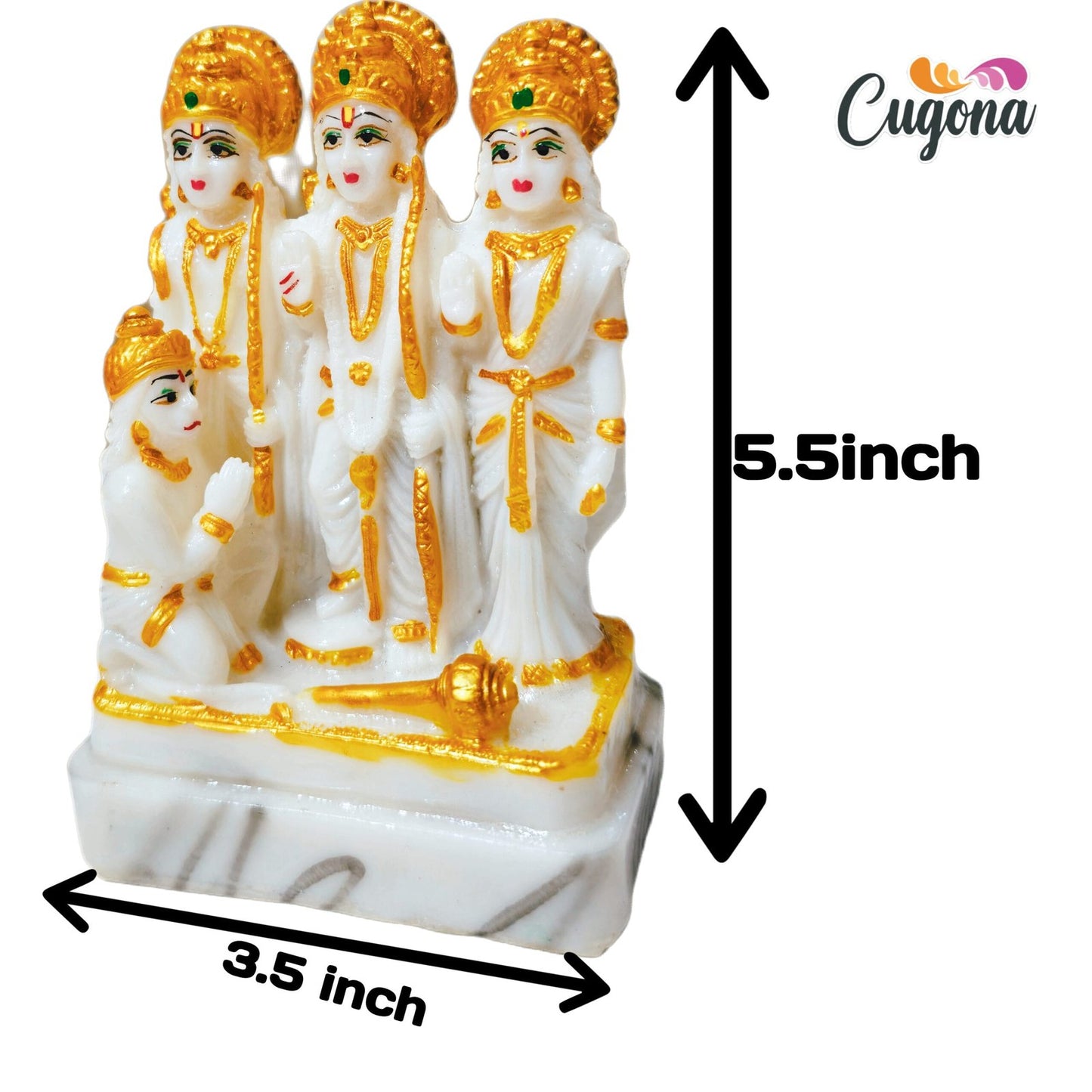 Ram Darbar Murti 5.5 inch | 14cm plyresin Premium quality