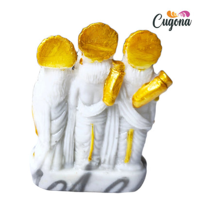 Ram Darbar Murti 4.5 Inch Marble dust Statue