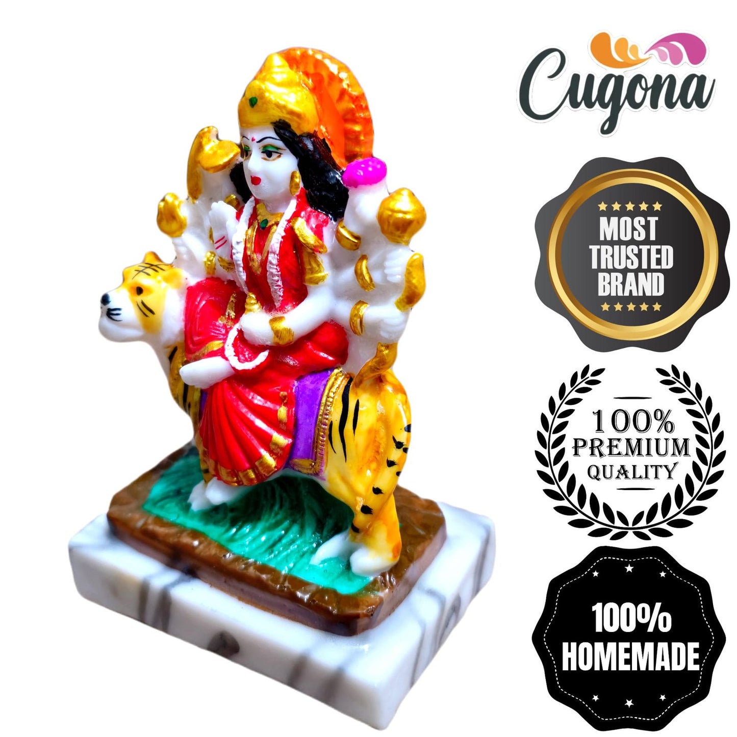 Durga Mata murti idol 5inch marble dust