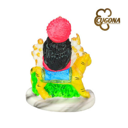 Durga Maa idol  4 Inch Polyresin marble dust